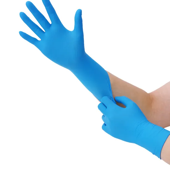 Medical Examination Disposable Nitrile Gloves Suppliers Boxes Powder Free Blue Medical Nitrile Gloves Manufacturer