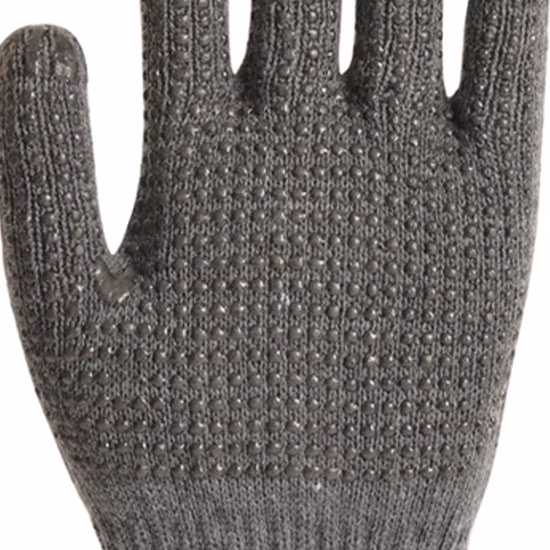 China Wholesale Safety Work Guante Industrial/Construction Hand PVC/Dotted/Dots Cotton Knitted Gloves