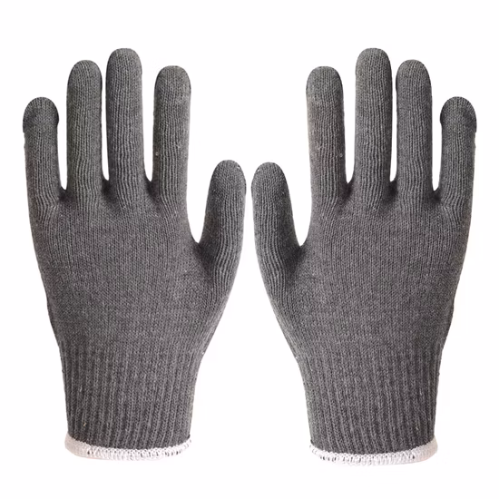 China Wholesale Safety Work Guante Industrial/Construction Hand PVC/Dotted/Dots Cotton Knitted Gloves