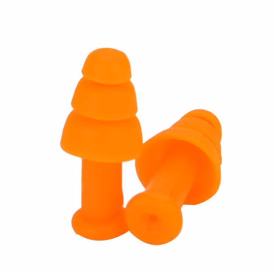 Bouchons d'oreilles en silicone de sommeil insonorisés de protection auditive de la CE En352