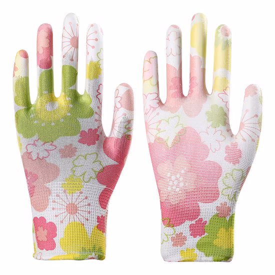Calibre 13 Caoutchouc PU/Latex Paume Enduit Sécurité des Mains Travail Travail Industriel Gants de Protection pour la Construction Entrepôt Jardinage Agricole
