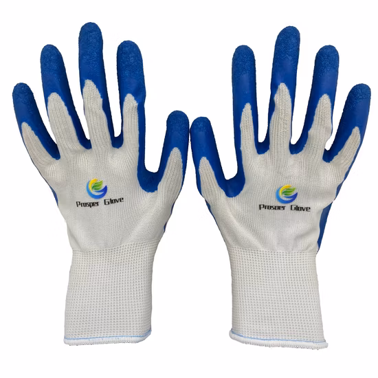 Xingyu Gants froissés en latex de polyester/gants de jardin/gants à main avec une excellente adhérence