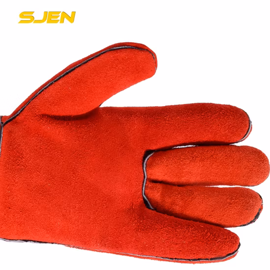Cuir de chèvre Durabilité Kevlar Fit Laser Sécurité Cuir Argon TIG Gants de soudage